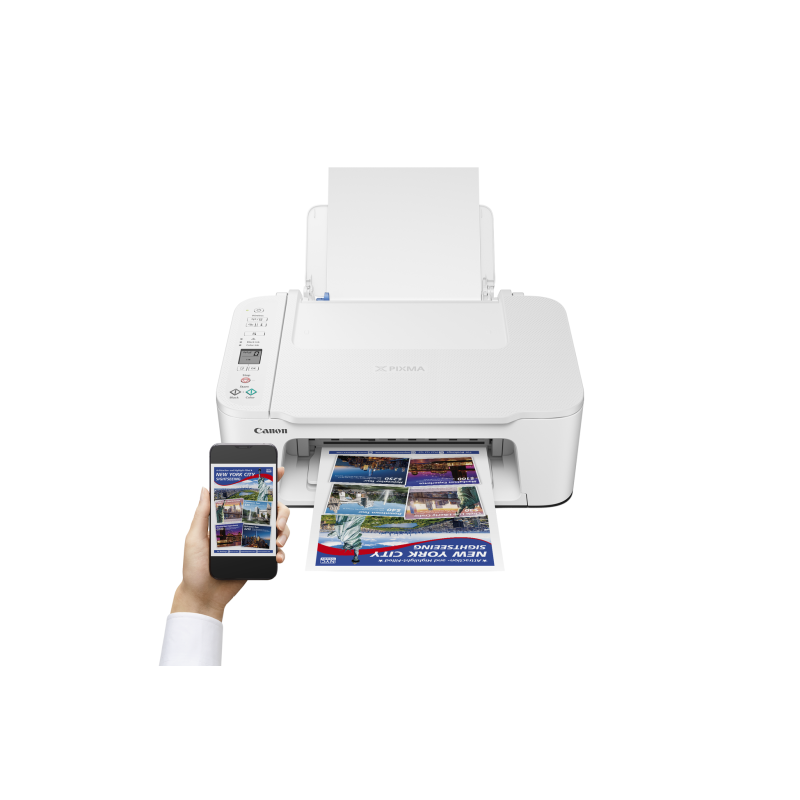 Canon PIXMA TS3751i Impressora Multifunções Fotográfica Jato de Tinta Cores A4 4800 x 1200 DPI Duplex Wi-Fi/USB Branco - 6671C026 - 4549292234138