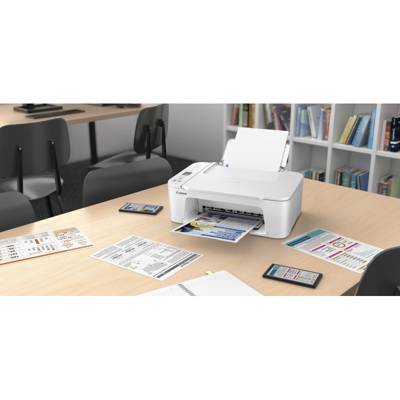 Canon PIXMA TS3751i Impressora Multifunções Fotográfica Jato de Tinta Cores A4 4800 x 1200 DPI Duplex Wi-Fi/USB Branco - 6671C026 - 4549292234138