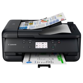 Canon PIXMA TR7650 Impressora Multifunções Fotográfica Jato de Tinta Cores A4 4800 x 1200 DPI Duplex Wi-Fi/USB Preto - 4452C026 - 4549292233407