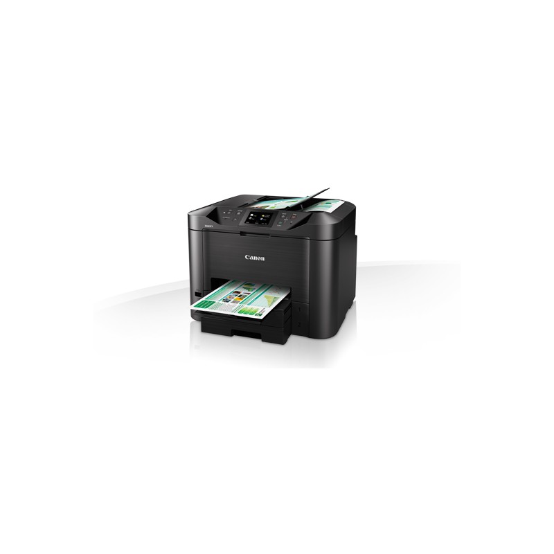 Canon MAXIFY MB5450 Impressora Multifunções Jato de Tinta Cores A4 600 x 1200 DPI Duplex Wi-Fi/Ethernet/USB Preto - 0971C009 - 4549292052602