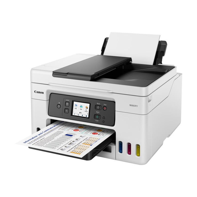 Canon MAXIFY GX4050 Impressora Multifunções Jato de Tinta Cores MegaTank Recarregável A4 600 x 1200 DPI Duplex Wi-Fi/Ethernet/USB Preto, Branco - 5779C006 - 4549292204261