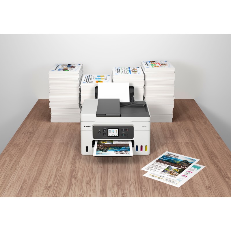 Canon MAXIFY GX4050 Impressora Multifunções Jato de Tinta Cores MegaTank Recarregável A4 600 x 1200 DPI Duplex Wi-Fi/Ethernet/USB Preto, Branco - 5779C006 - 4549292204261