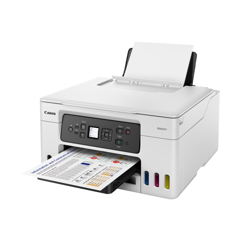 Canon MAXIFY GX3050 Impressora Multifunções Jato de Tinta Cores MegaTank Recarregável A4 600 x 1200 DPI Duplex Wi-Fi/USB Preto, Branco - 5777C006 - 4549292204476