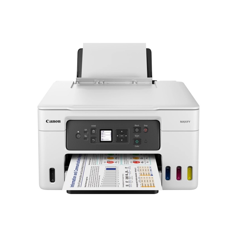 Canon MAXIFY GX3050 Impressora Multifunções Jato de Tinta Cores MegaTank Recarregável A4 600 x 1200 DPI Duplex Wi-Fi/USB Preto, Branco - 5777C006 - 4549292204476