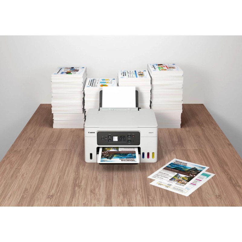 Canon MAXIFY GX3050 Impressora Multifunções Jato de Tinta Cores MegaTank Recarregável A4 600 x 1200 DPI Duplex Wi-Fi/USB Preto, Branco - 5777C006 - 4549292204476