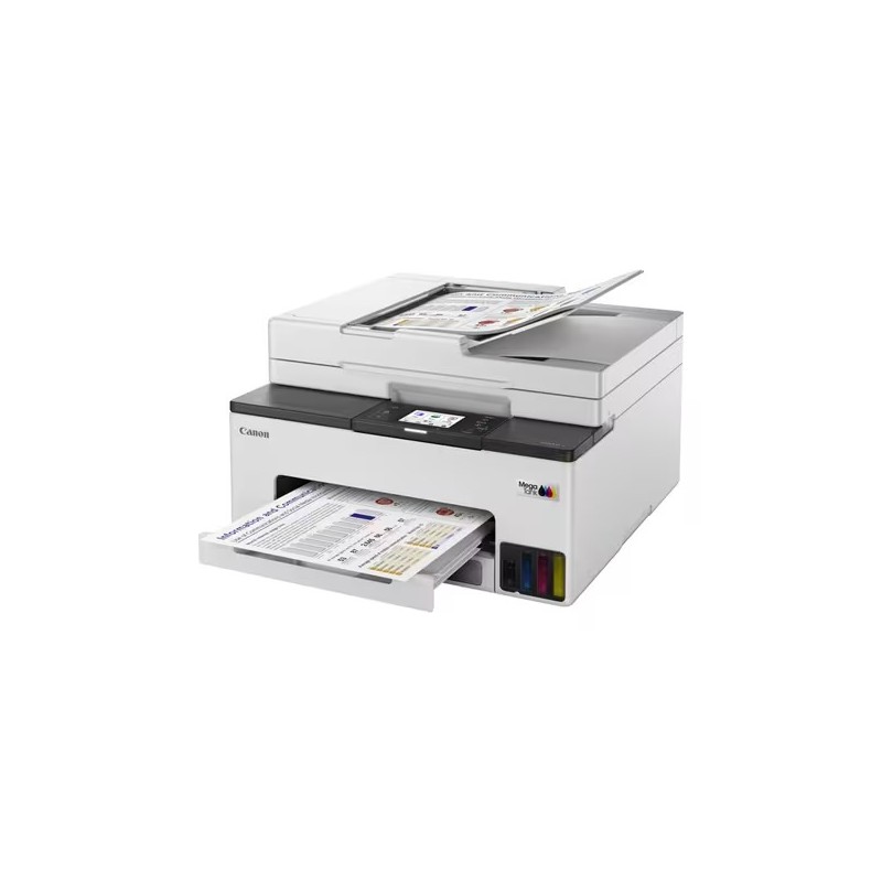 Canon MAXIFY GX2051 Impressora Multifunções Jato de Tinta Cores MegaTank Recarregável A4 600 x 1200 DPI Duplex Wi-Fi/Ethernet/USB Preto, Branco - 6171C029 - 4549292260298