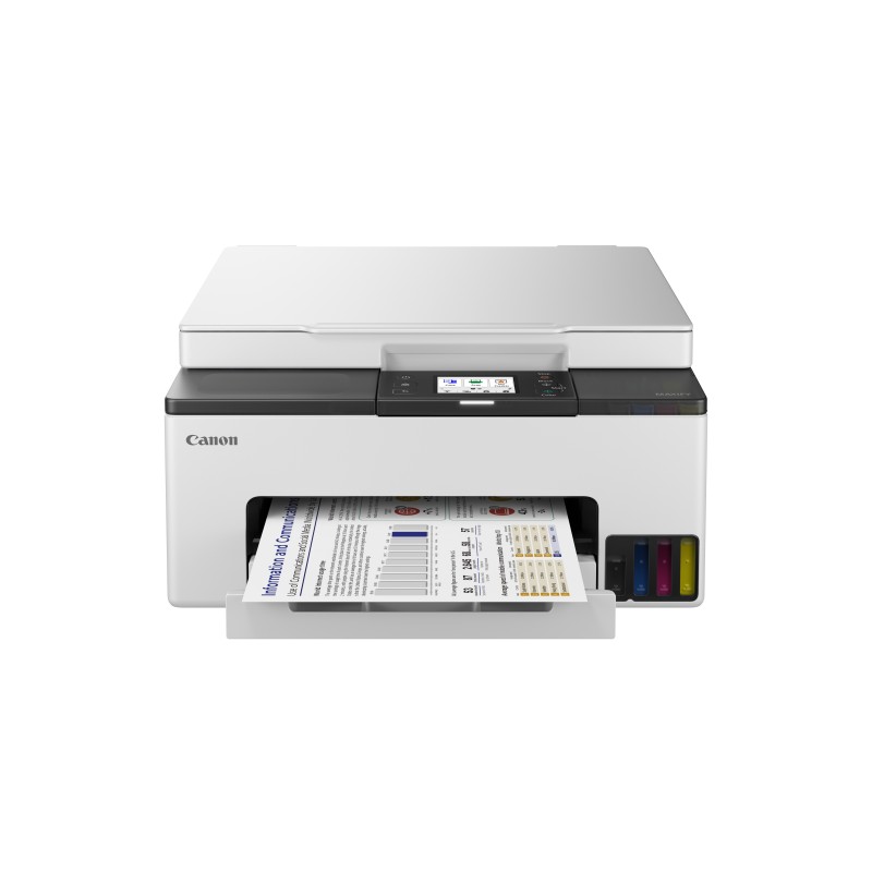 Canon MAXIFY GX1050 Impressora Multifunções Jato de Tinta Cores MegaTank Recarregável A4 600 x 1200 DPI Duplex Wi-Fi/Ethernet/USB Preto, Branco - 6169C022 - 8714574689579