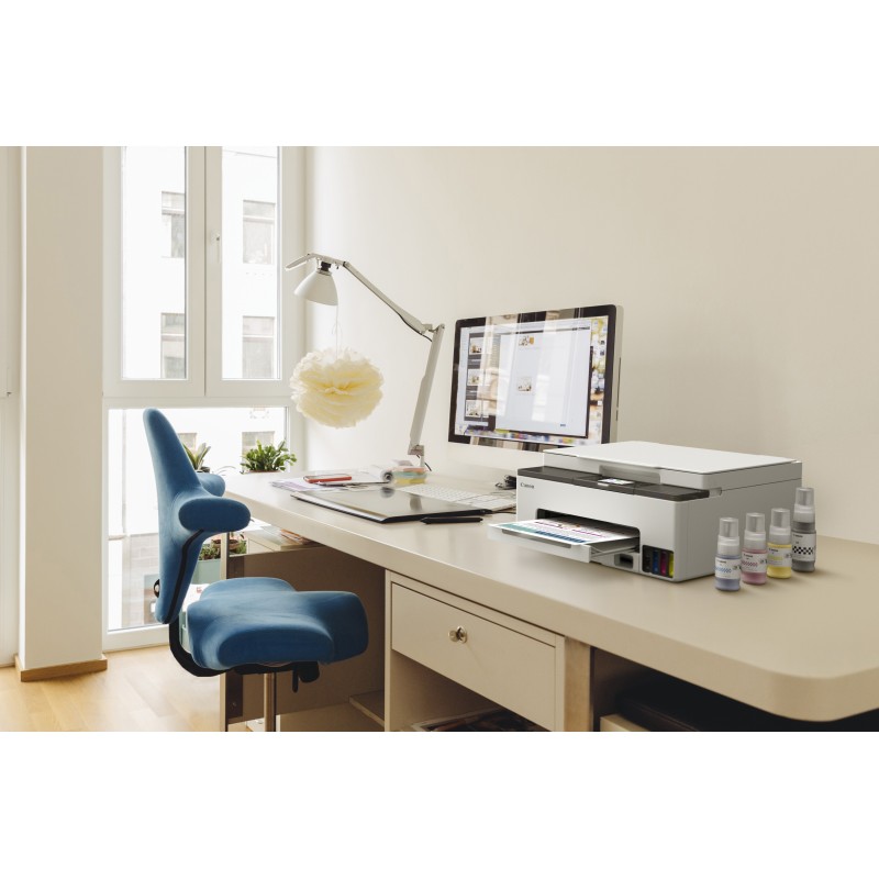 Canon MAXIFY GX1050 Impressora Multifunções Jato de Tinta Cores MegaTank Recarregável A4 600 x 1200 DPI Duplex Wi-Fi/Ethernet/USB Preto, Branco - 6169C022 - 8714574689579