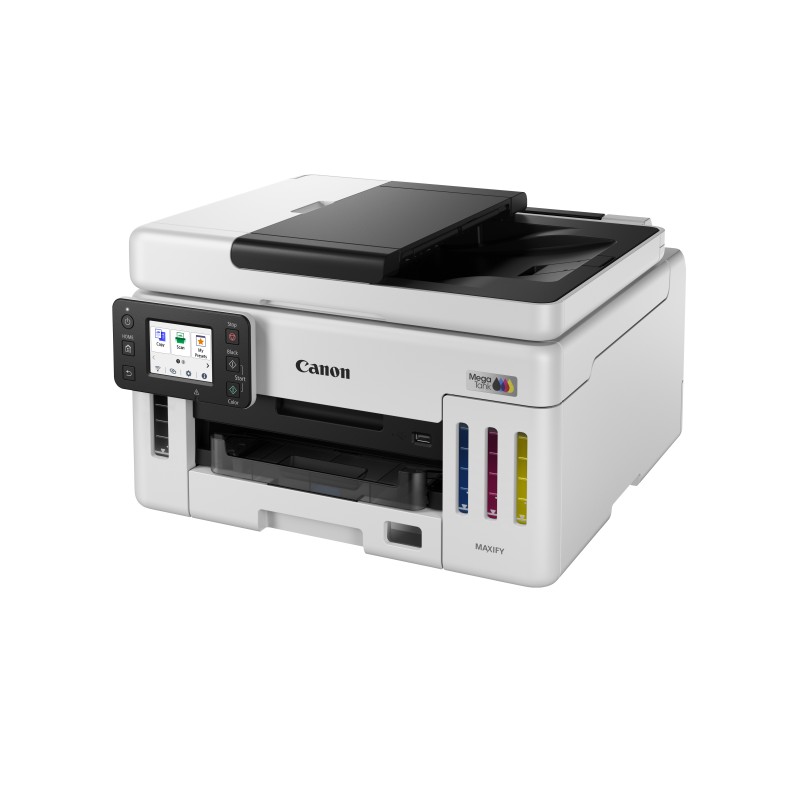 Canon MAXIFY GX6150 Impressora Multifunções Jato de Tinta Cores MegaTank Recarregável A4 600 x 1200 DPI Duplex Wi-Fi/Ethernet/USB Preto, Branco - 6882C006 - 4549292240375