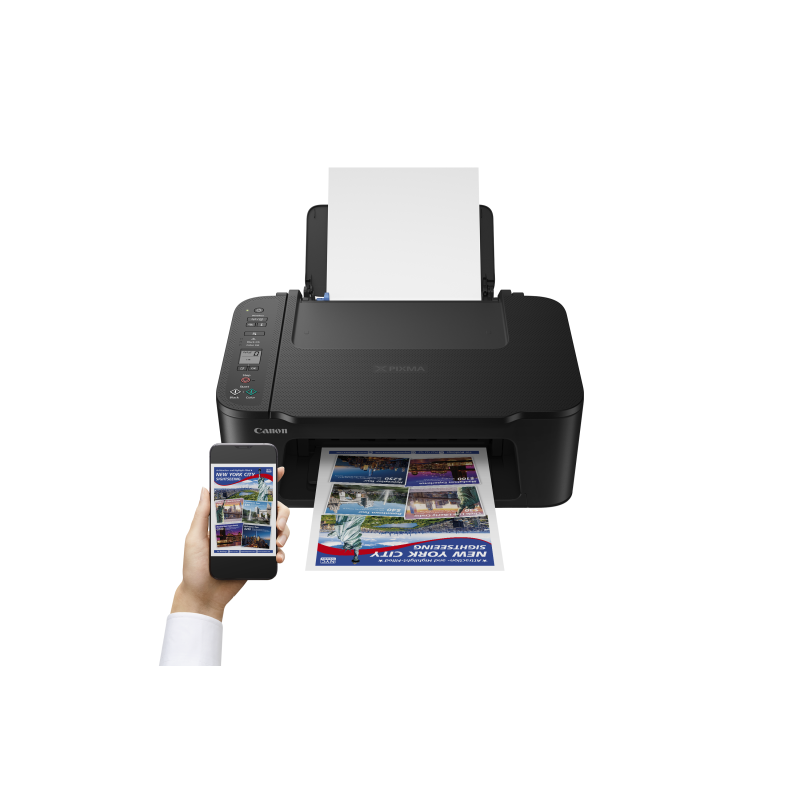 Canon PIXMA TS3750i Impressora Multifunções Fotográfica Jato de Tinta Cores A4 4800 x 1200 DPI Duplex Wi-Fi/USB Preto - 6671C006 - 4549292234107