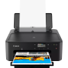 Canon PIXMA TS705A Impressora Multifunções Jato de Tinta Cores A4 4800 x 1200 DPI Duplex Wi-Fi/Ethernet/USB Preto - 3109C026 - 4549292198423
