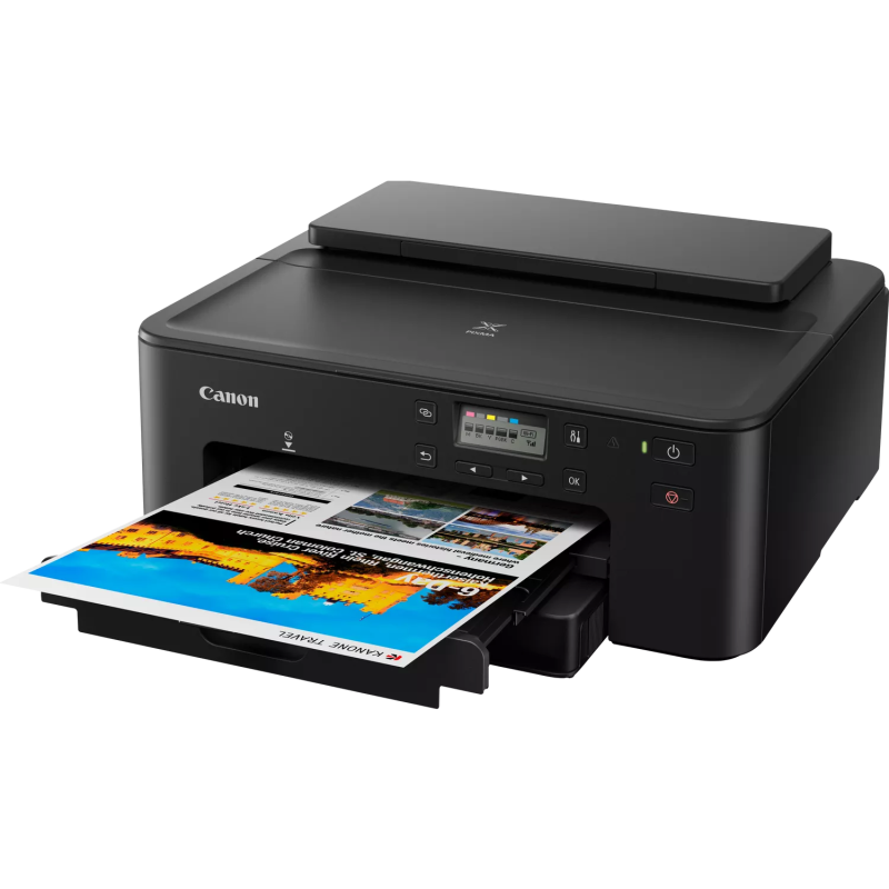 Canon PIXMA TS705A Impressora Multifunções Jato de Tinta Cores A4 4800 x 1200 DPI Duplex Wi-Fi/Ethernet/USB Preto - 3109C026 - 4549292198423