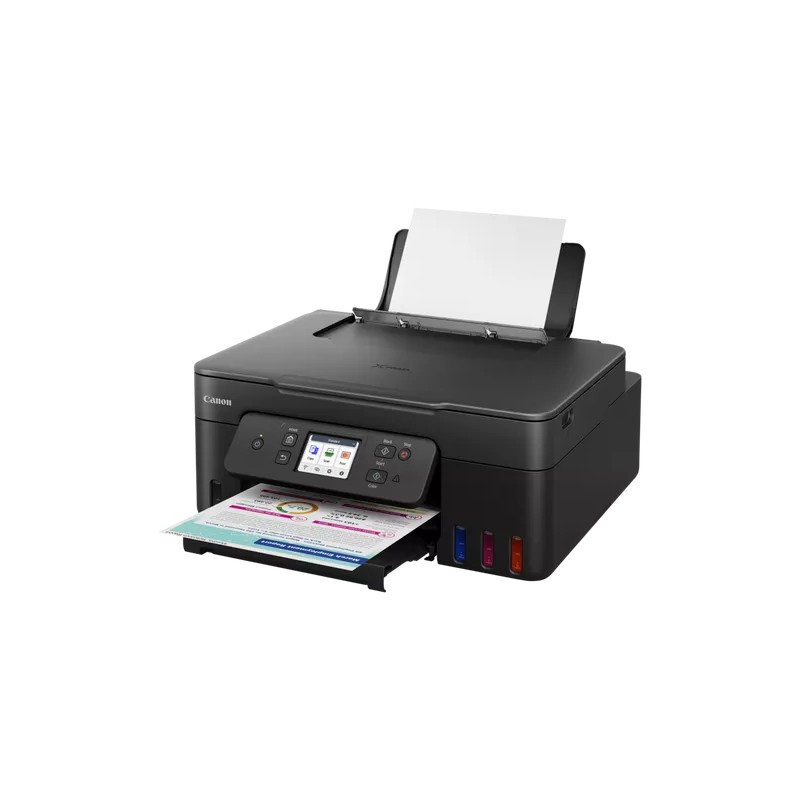 Canon PIXMA G3590 Impressora Multifunções Fotográfica Jato de Tinta Cores MegaTank Recarregável A4 4800 x 1200 DPI Duplex Wi-Fi/USB/Bluetooth Preto - 6706C006 - 4549292235098