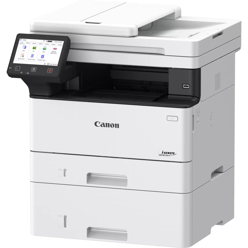 Canon i-SENSYS MF461DW II Impressora Multifunções Laser Monocromática A4 1200 x 1200 DPI Duplex Wi-Fi/Ethernet/USB Preto, Branco - 7188C019 - 4549292248852