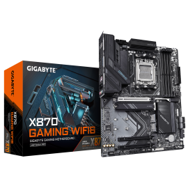Gigabyte X870 GAMING WIFI6 Motherboard AMD X870 Socket AM5 DDR5 ATX PCIe 5.0 M.2 Wi-Fi - 9MX87GW-00-G10 - 4719331865399