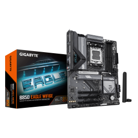 Gigabyte B850 EAGLE WIFI6E Motherboard AMD B850 Socket AM5 DDR5 ATX PCIe 5.0 M.2 Wi-Fi - 9MB85EGL6-00-G10 - 4719331866587
