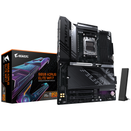 Gigabyte B850 AORUS ELITE WIFI7 Motherboard AMD B850 Socket AM5 DDR5 ATX PCIe 5.0 M.2 Wi-Fi - 9MB85EL7-00-G10 - 4719331866105