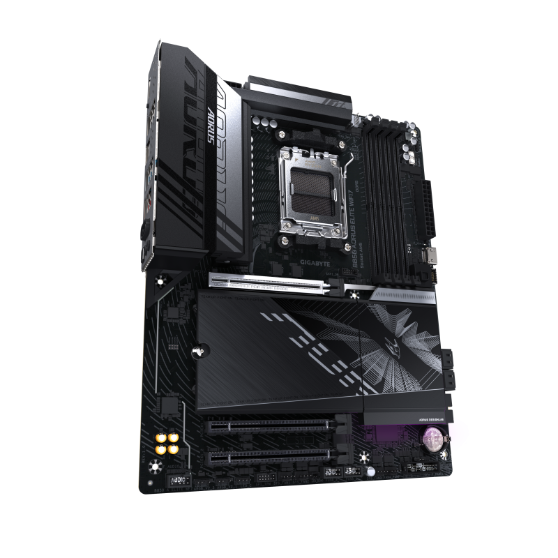 Gigabyte B850 AORUS ELITE WIFI7 Motherboard AMD B850 Socket AM5 DDR5 ATX PCIe 5.0 M.2 Wi-Fi - 9MB85EL7-00-G10 - 4719331866105
