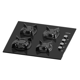 Orima ORP-67-VG Placa de Gás, 4 Queimadores, 60 cm, Preto - 5603883214714