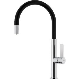 Teka TOP FOT995 Misturadora de Cozinha de Bancada, Bica Alta Giratória, 42,0 cm, Preto, Cromado - 116030023 - 8434778002102