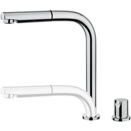 Teka Maestro AUK 983 Misturadora de Cozinha de Bancada, Bica Alta, Extraível, Giratória, 28,9 cm, Cromado - 8421152112731