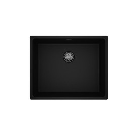 Teka TOPLINE RS15 50.40 BK MAESTRO Lava-Loiças de Encastre, 1 Cuba, Sem Escorredor, 54x44 cm, Aço, Preto - 115000088 - 8434778036190