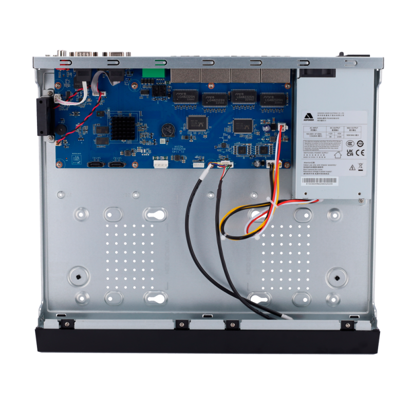 X-Security XS-NVR3216A-16P-AI Gravador NVR, 16 CH, 16 IP, 16 PoE, 16 MP, 256 Mbps, 2 HDD até 16 TB, HDMI 4K e VGA, IA, WEB, DSS/PSS, Smartphone e NVR - 8435325475103