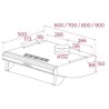 Teka C 6420 INOX Exaustor de Parede Tradicional, Convencional, 353 m3/h, 60 cm, Preto, Inox - 8421152146088