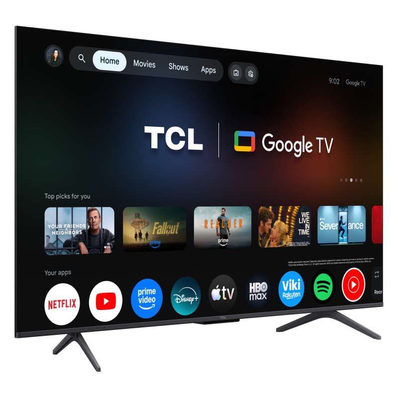 TCL P8L 55P8L QD-MiniLED TV Plano 139,7 cm (55") 4K Ultra HD, Smart TV, Wi-Fi, Ethernet, LAN, Bluetooth, Preto - 5901292530204