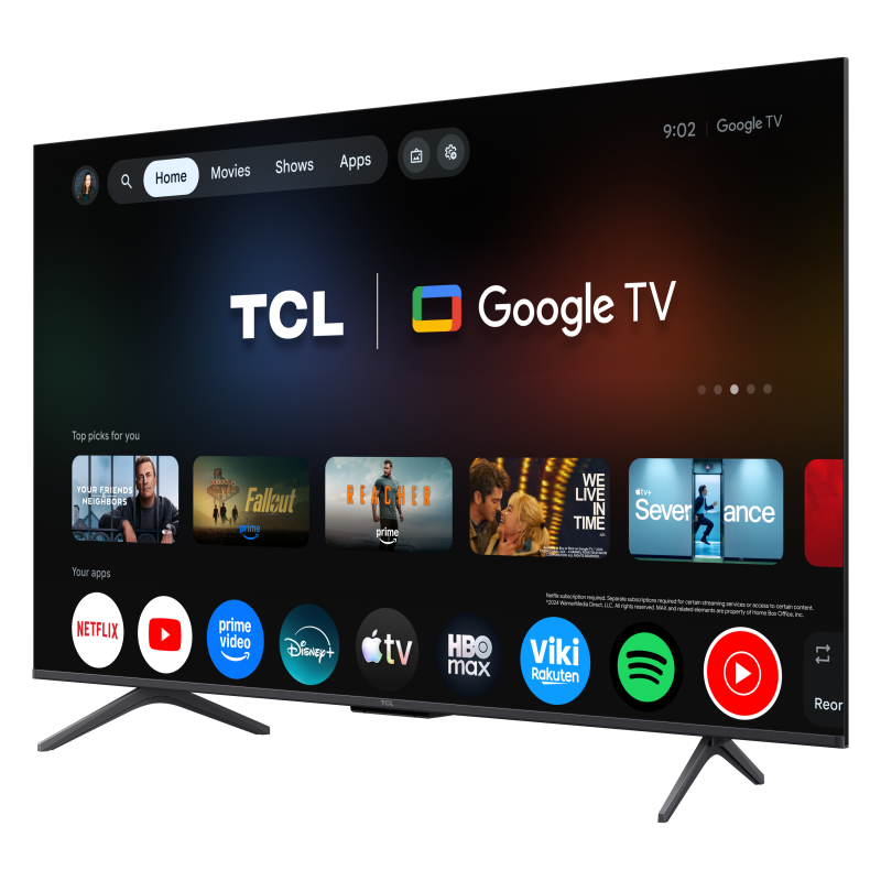 TCL P8L 55P8L QD-MiniLED TV Plano 139,7 cm (55") 4K Ultra HD, Smart TV, Wi-Fi, Ethernet, LAN, Bluetooth, Preto - 5901292530204