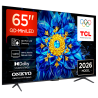 TCL P8L 65P8L QD-MiniLED TV Plano 165,1 cm (65") 4K Ultra HD, Smart TV, Wi-Fi, Ethernet, LAN, Bluetooth, Preto - 5901292530198