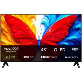 TCL S5L 43S5L LCD TV Plano 109,2 cm (43") 4K Ultra HD, Smart TV, Wi-Fi, Ethernet, LAN, Bluetooth, Preto - 5901292530365