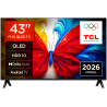 TCL S5L 43S5L LCD TV Plano 109,2 cm (43") 4K Ultra HD, Smart TV, Wi-Fi, Ethernet, LAN, Bluetooth, Preto - 5901292530365
