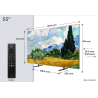 TCL A400 Pro 55A400 Pro QD-Mini LED TV Plano 139,7 cm (55") 4K Ultra HD, Smart TV, Wi-Fi, Ethernet, LAN, Bluetooth, Branco - 5901292530044