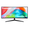 Samsung ViewFinity S5 S34H550GAU S55GH LCD Monitor Gaming Curvo, 86,4 cm (34"), 3440 x 1440 pixels UltraWide Quad HD, 120Hz, HDMI, DisplayPort, Ajuste de Inclinação, Preto - LS34H550GAUXEN - 8806099184940