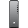 HP OmniDesk S03-0011NS PC Slim Desktop i3-14100 8GB RAM 512GB SSD Intel UHD Sem SO Slim PC Prateado Meteoro - CN8Y9EA - 0199764264367