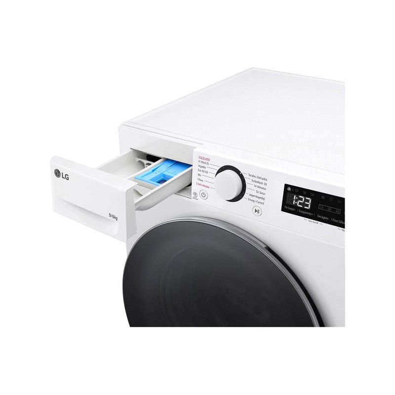LG F4DR509S1W Máquina de Lavar e Secar Roupa Independente, 9/6 kg, Inverter, 1360 rpm, Branco - 8806084293978