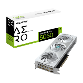 Gigabyte GeForce RTX 5060 AERO OC Placa Gráfica 8GB GDDR7 128-bit PCIe 5.0 - 9VN5060AO-00-G10 - 4719331356415