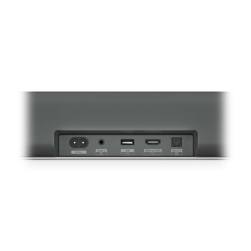 Philips TAB5109/10 Coluna Soundbar 2.0 60W, Bluetooth/HDMI ARC, Cinzento - 4895229136762