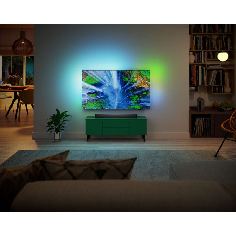 Philips TAB5109/10 Coluna Soundbar 2.0 60W, Bluetooth/HDMI ARC, Cinzento - 4895229136762
