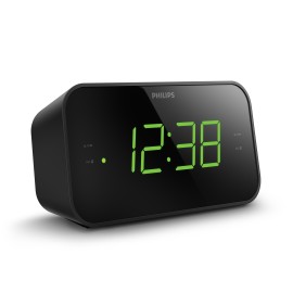 Philips TAR3306/12 Rádio Despertador FM, Relógio Digital, Preto - 4895229116641