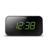 Philips TAR3306/12 Rádio Despertador FM, Relógio Digital, Preto - 4895229116641