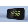 Philips TAR3306/12 Rádio Despertador FM, Relógio Digital, Preto - 4895229116641