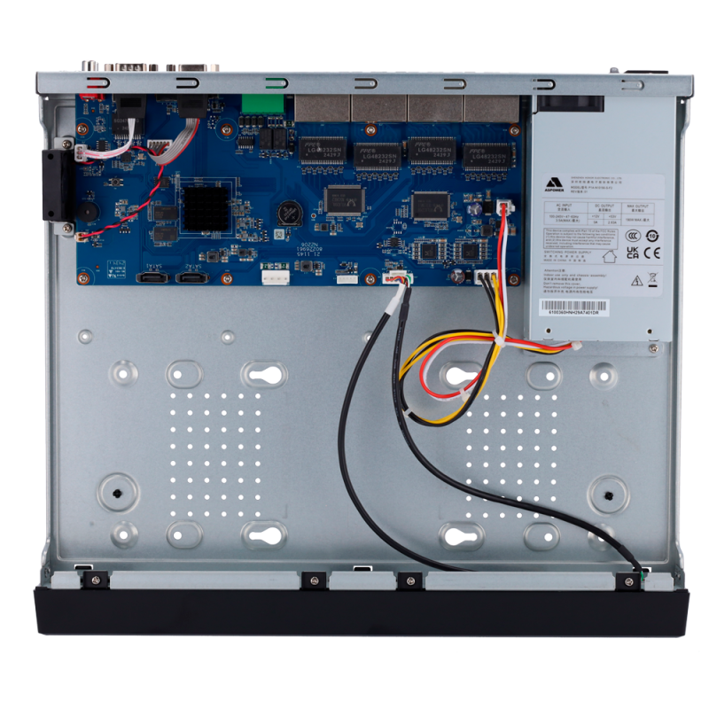X-Security XS-NVR3232A-16P-WIZ Gravador NVR, 32 CH, 32 IP, 16 MP, 256 Mbps, 2 HDD até 16 TB, HDMI 4K e VGA, IA, SMD, WizSense e QuickPick - 8435325487168