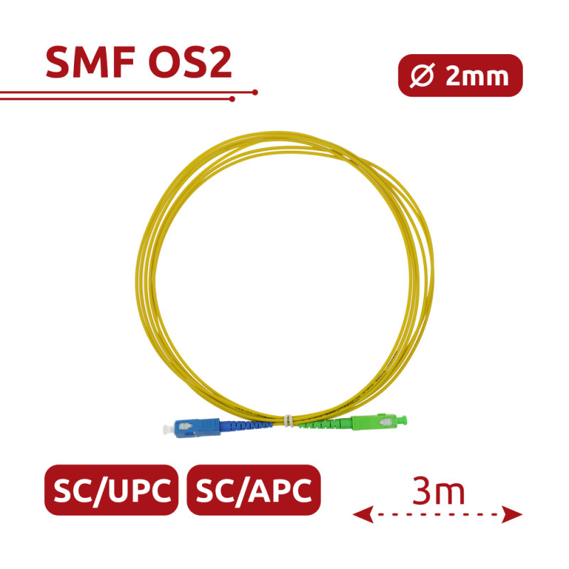 Safire SF-SC-APC-SC-UPC-SM-SX-3M