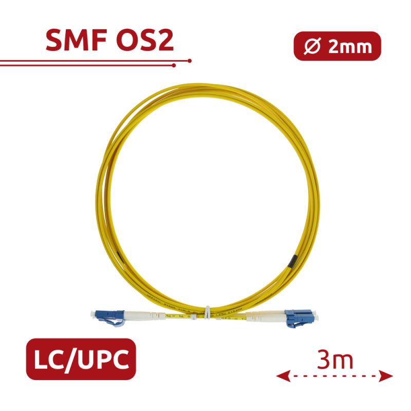 Safire SF-LC-UPC-LC-UPC-SM-DX-3M