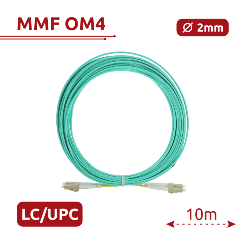 Safire SF-LC-UPC-LC-UPC-OM4-DX-10M-A