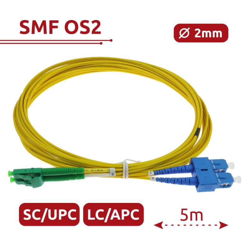 Safire SF-LC-APC-SC-UPC-SM-DX-5M