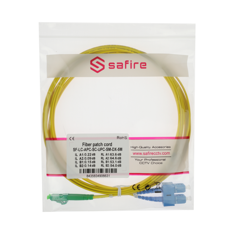 Safire SF-LC-APC-SC-UPC-SM-DX-5M