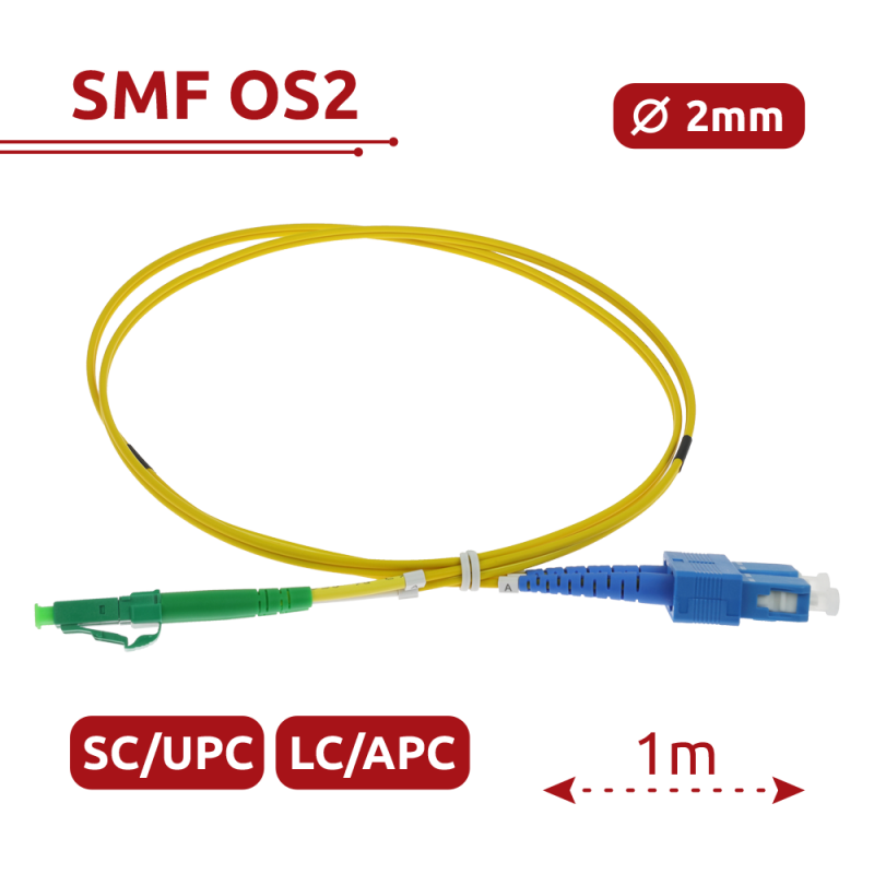 Safire SF-LC-APC-SC-UPC-SM-DX-1M